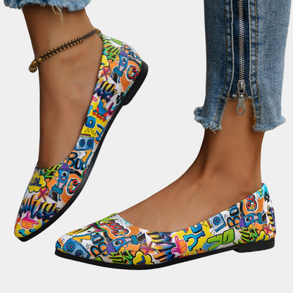 Women's Flat Slip-On Shoes for Summer