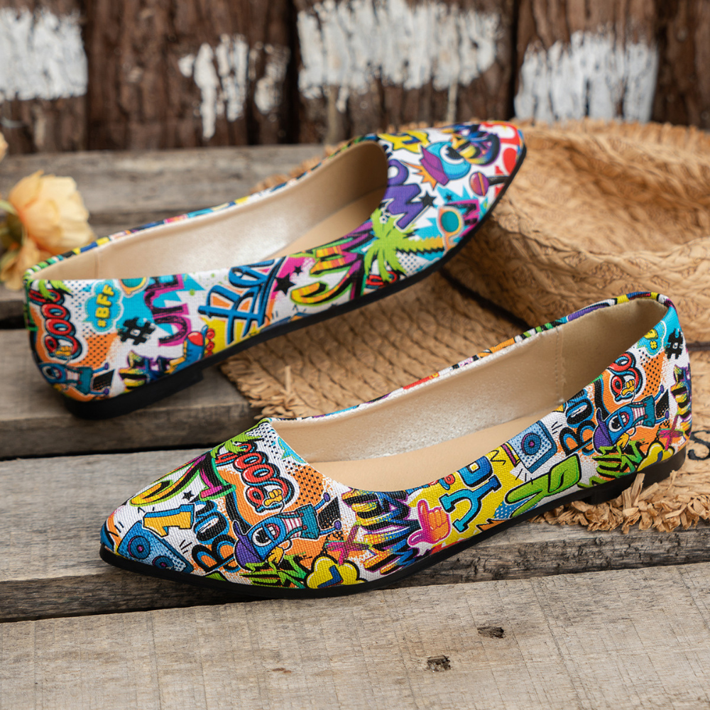 Women's Flat Slip-On Shoes for Summer