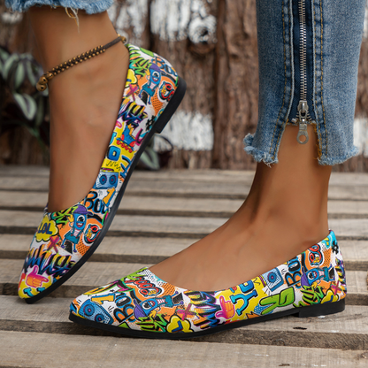 Women's Flat Slip-On Shoes for Summer