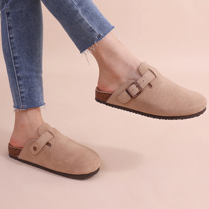 Women's Fleece Slippers with Ergonomic Insole