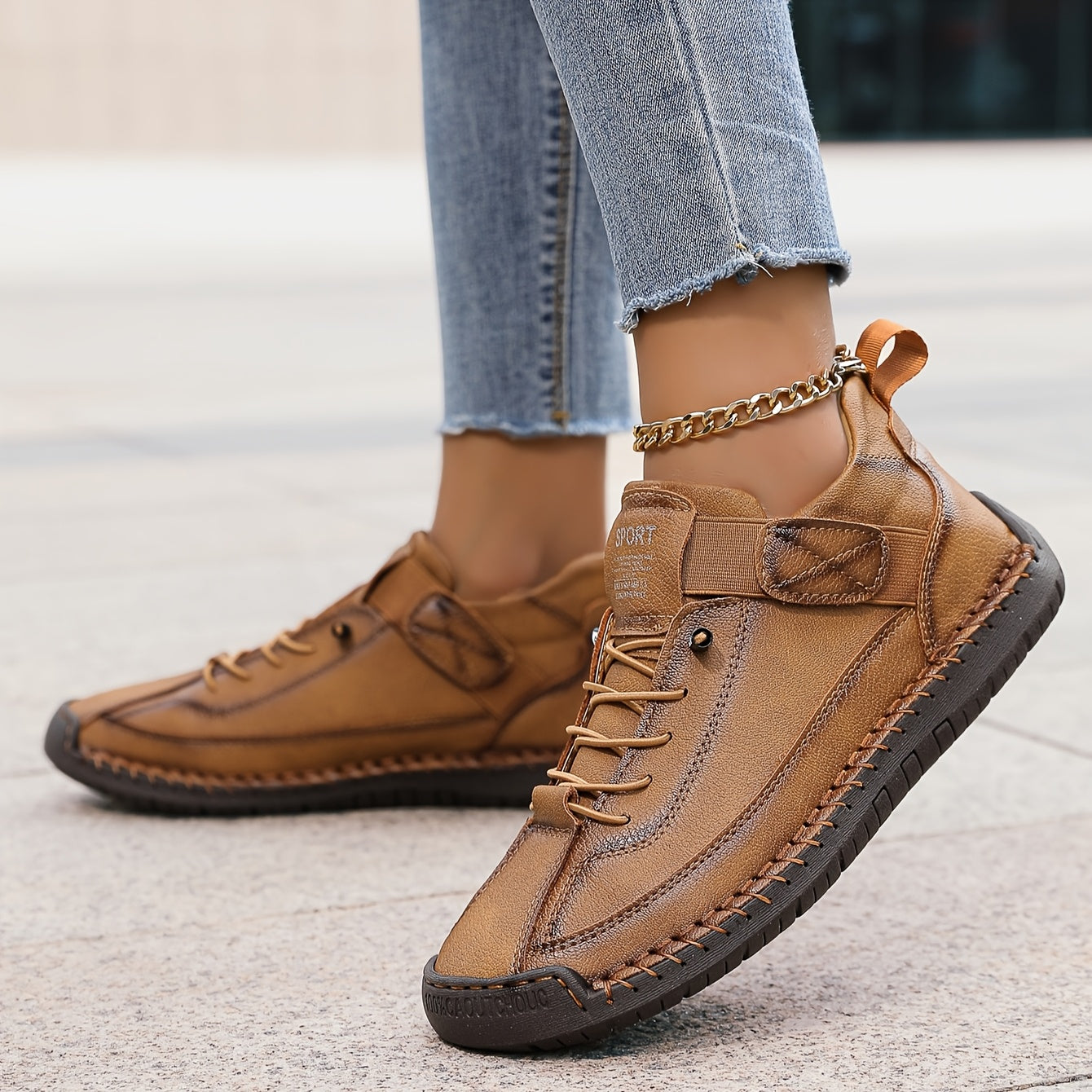 Women's Hand-Stitched Retro-Style Boots