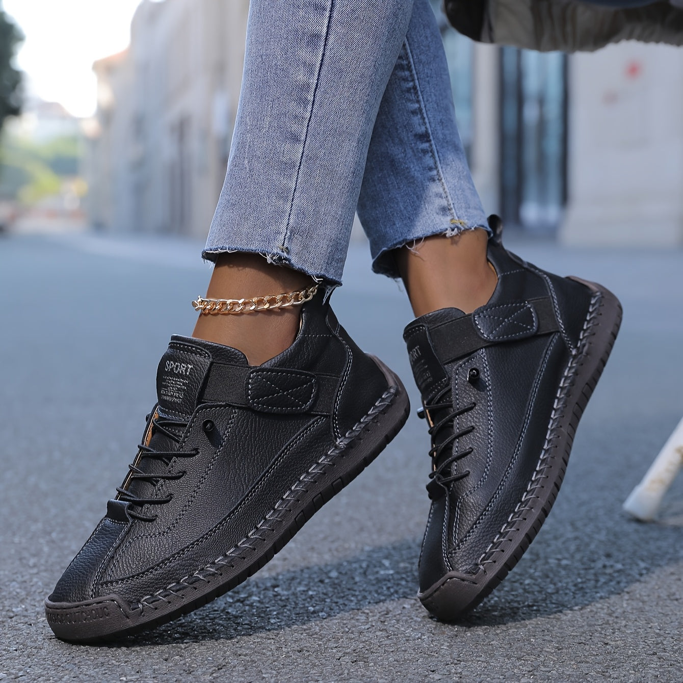 Women's Hand-Stitched Retro-Style Boots
