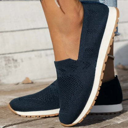 Women's Knit Slip-On Loafers, Lightweight