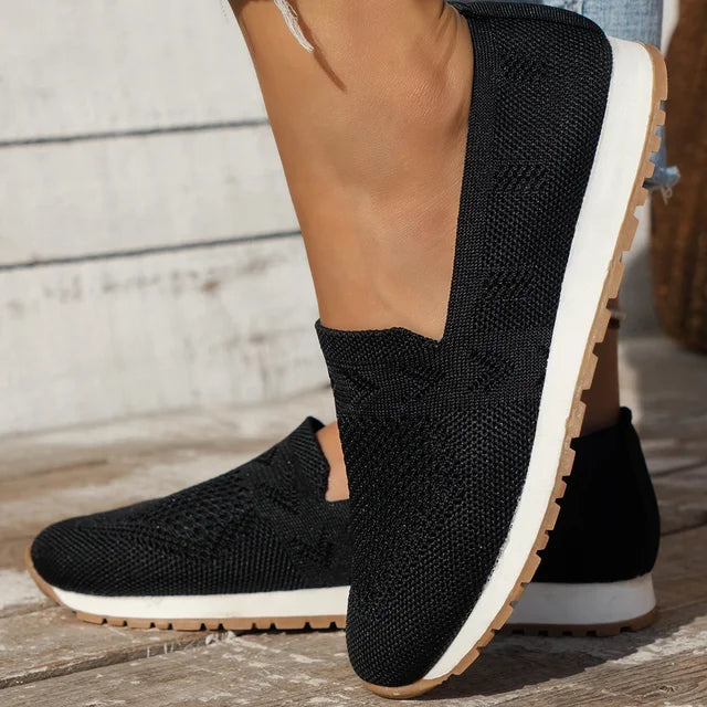 Women's Knit Slip-On Loafers, Lightweight