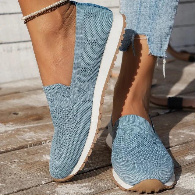 Women's Knit Slip-On Loafers, Lightweight