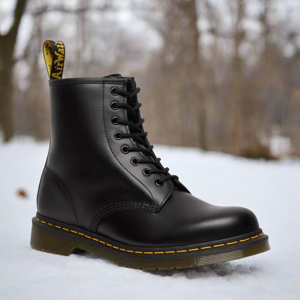 Women's Lace-Up Ankle Boots with a Sturdy Sole