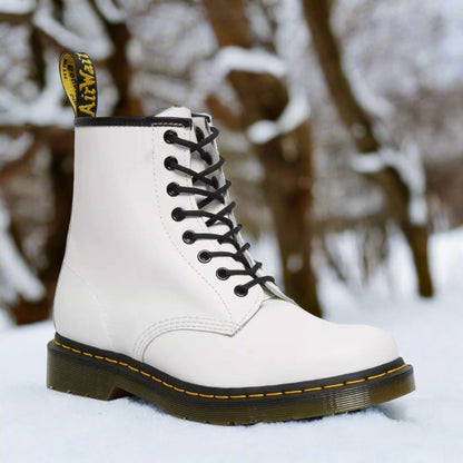Women's Lace-Up Ankle Boots with a Sturdy Sole