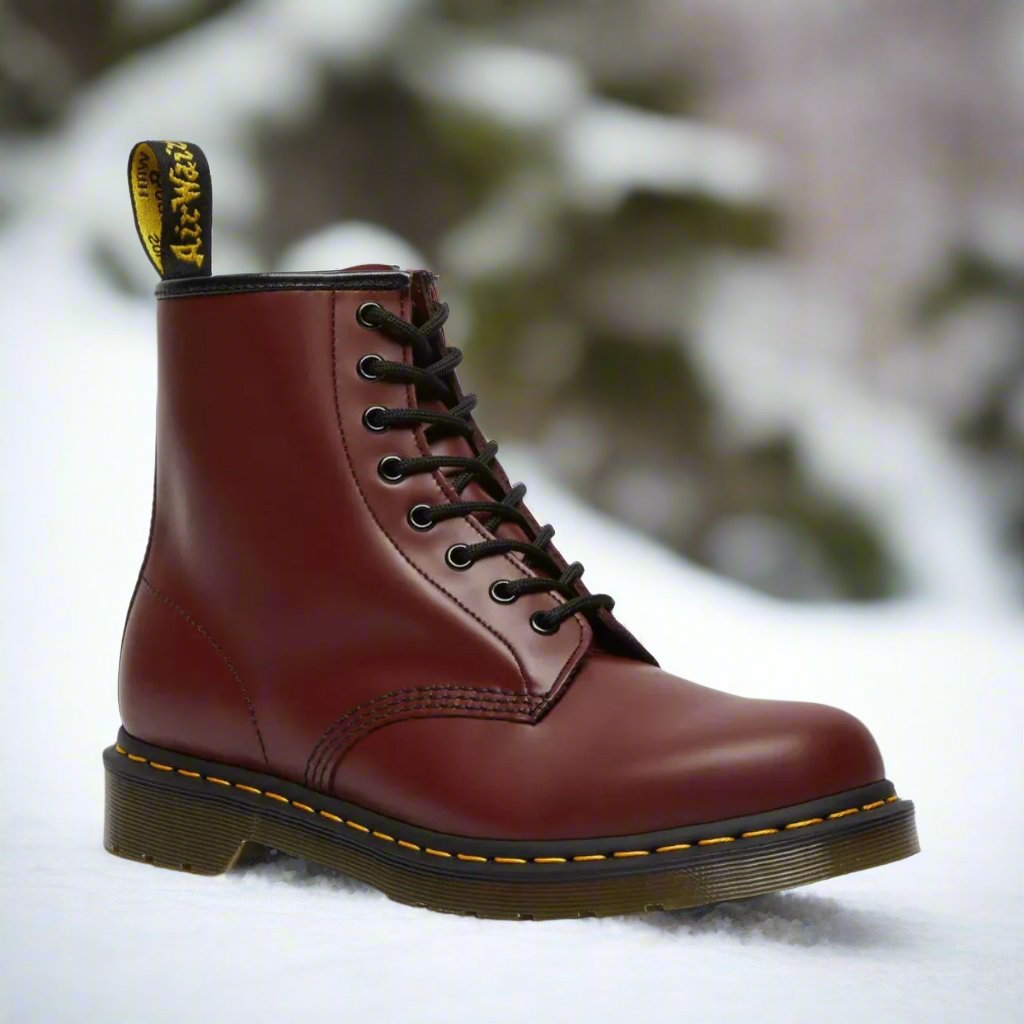 Women's Lace-Up Ankle Boots with a Sturdy Sole