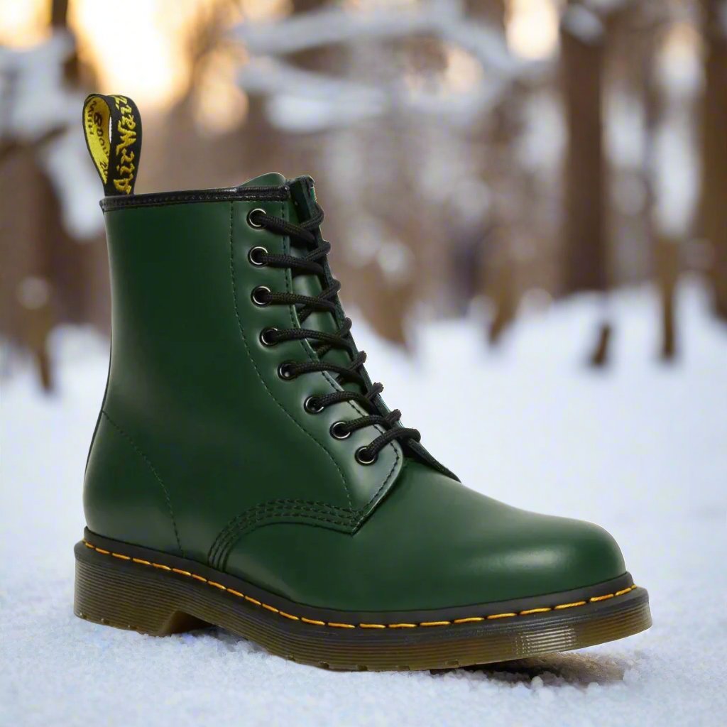 Women's Lace-Up Ankle Boots with a Sturdy Sole