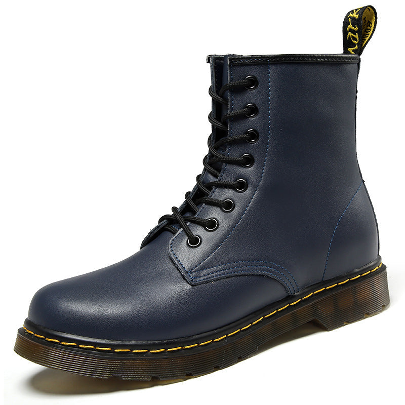 Women's Lace-Up Ankle Boots with a Sturdy Sole