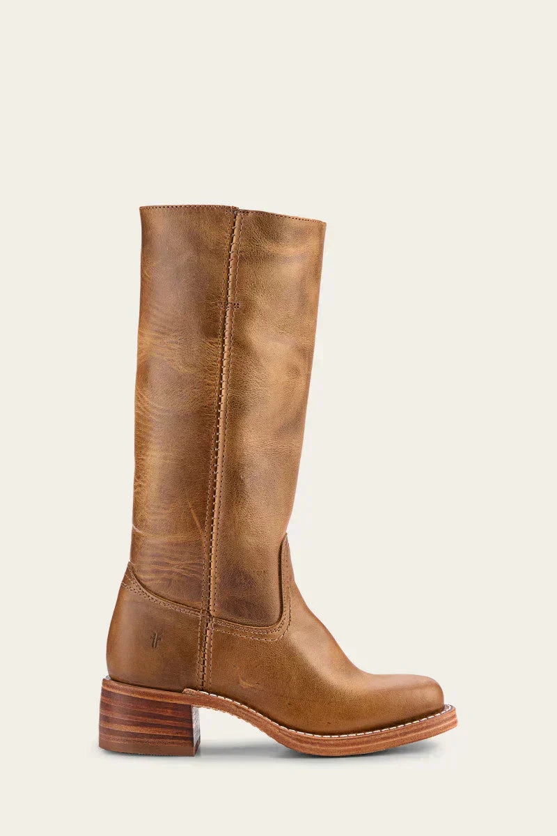 Women's Leather Boots with a Fitted Cut