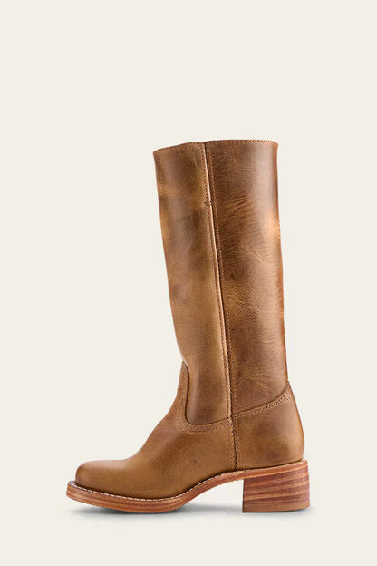 Women's Leather Boots with a Fitted Cut