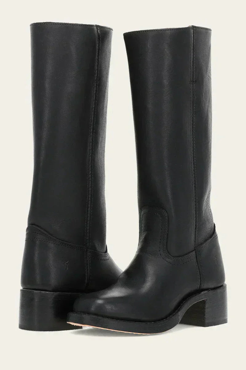 Women's Leather Boots with a Fitted Cut