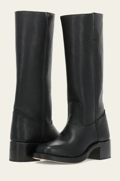 Women's Leather Boots with a Fitted Cut