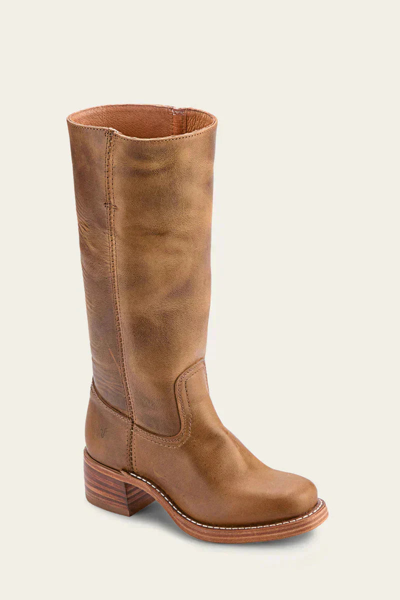 Women's Leather Boots with a Fitted Cut
