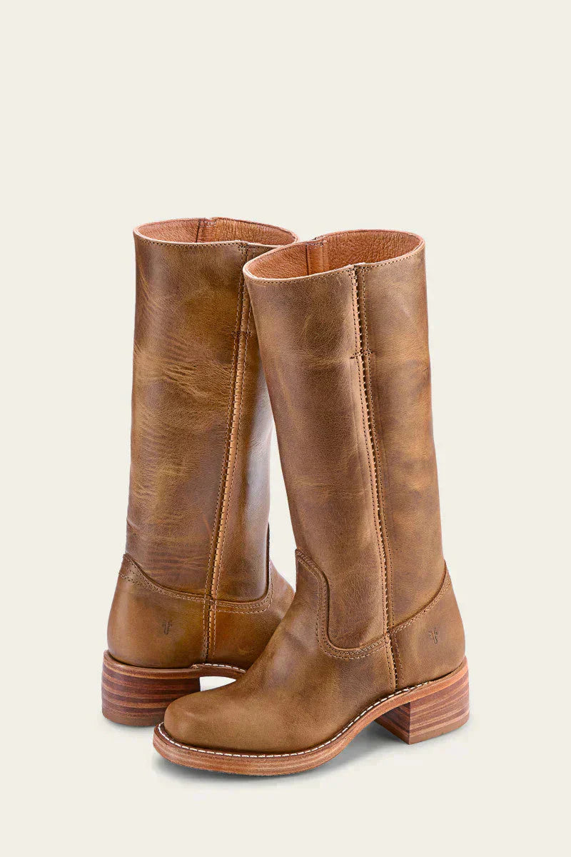 Women's Leather Boots with a Fitted Cut