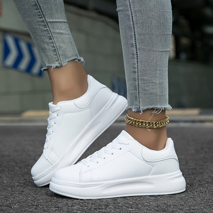 Women's Leather Sneakers, Lightweight and Stylish