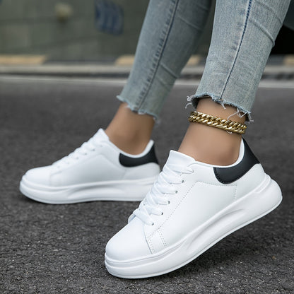 Women's Leather Sneakers, Lightweight and Stylish