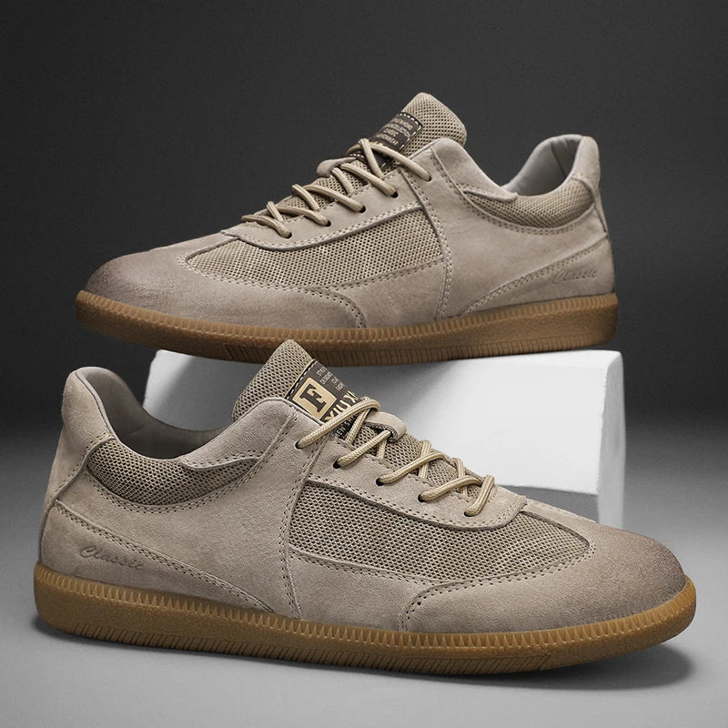 Women's Leather Sneakers in Italian Style