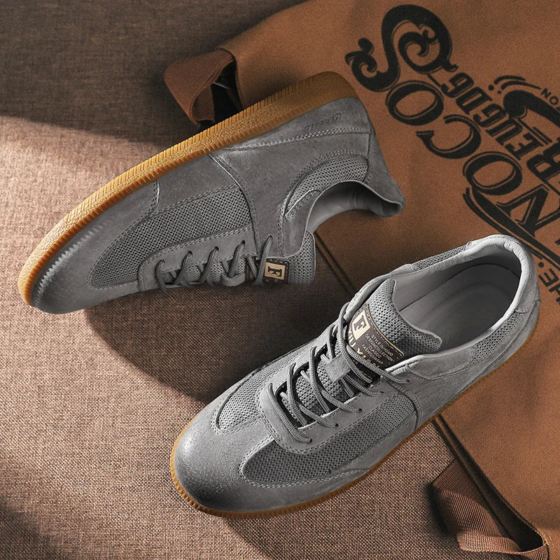 Women's Leather Sneakers in Italian Style