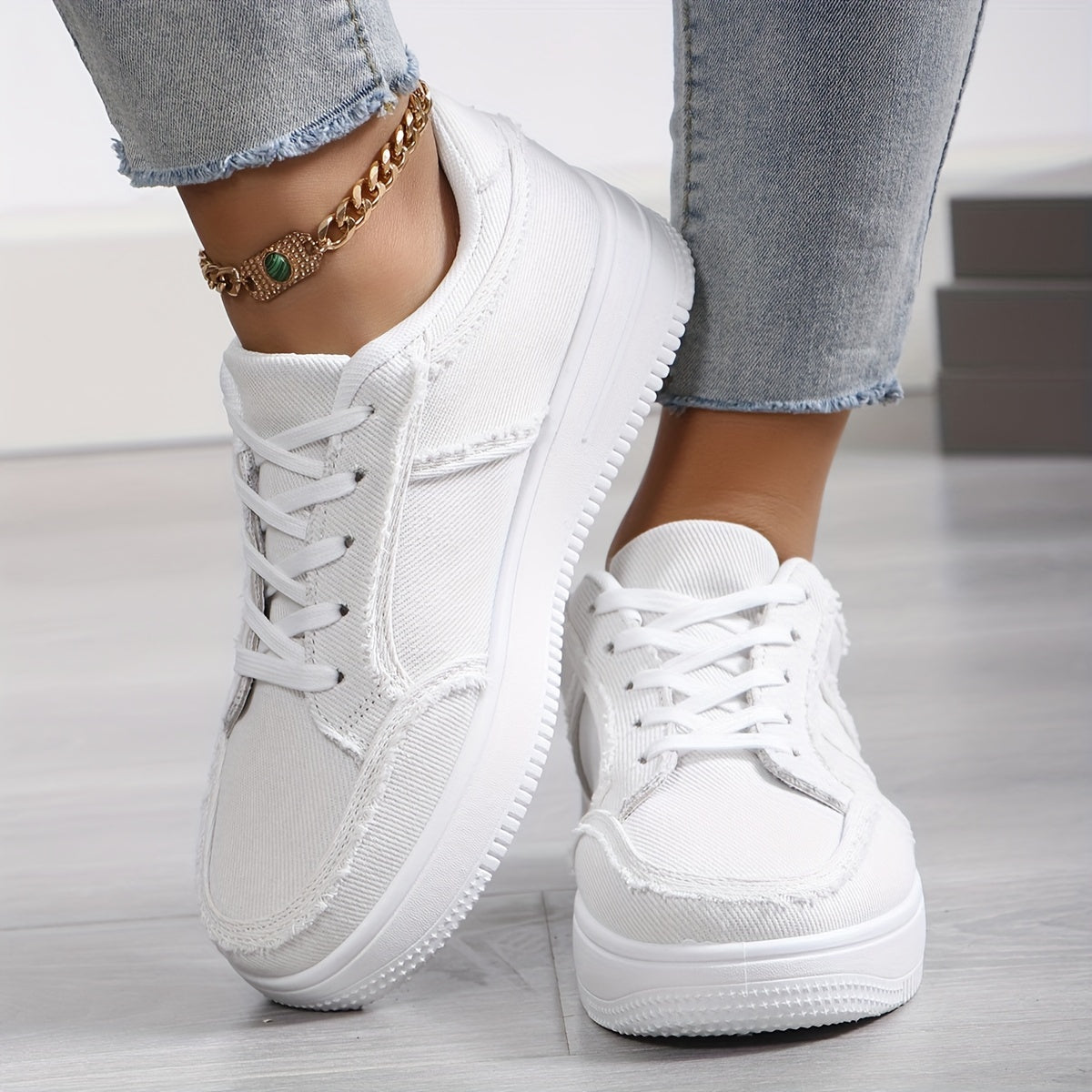 Women's Low-Top Sneakers, Breathable for Everyday