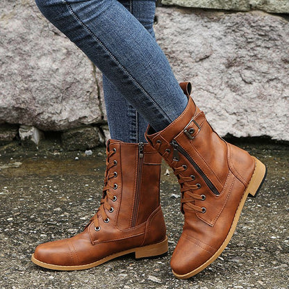 Women's Orthopedic Ankle Boots with Zip