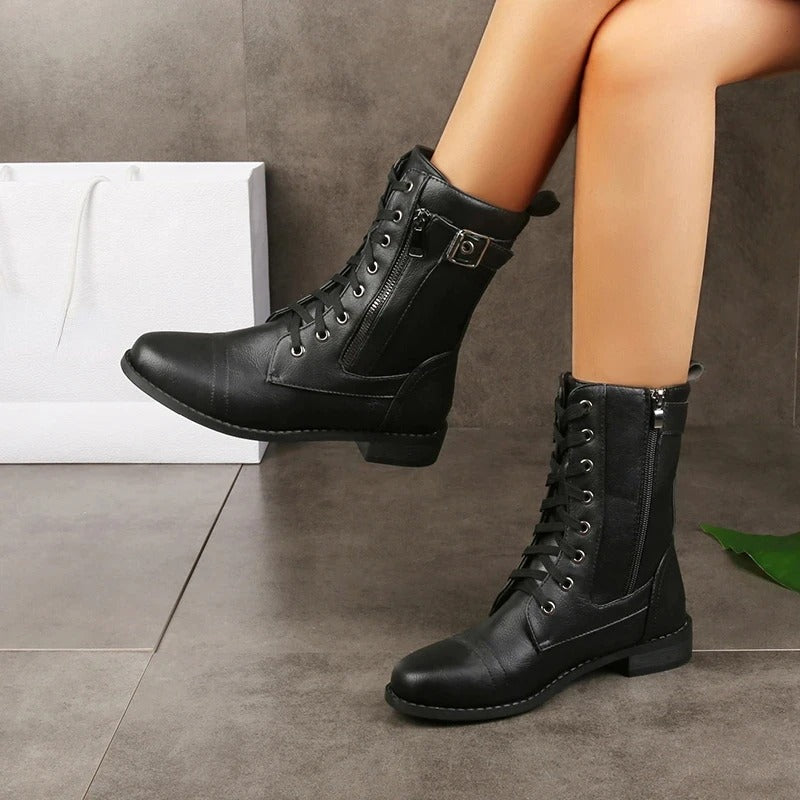 Women's Orthopedic Ankle Boots with Zip