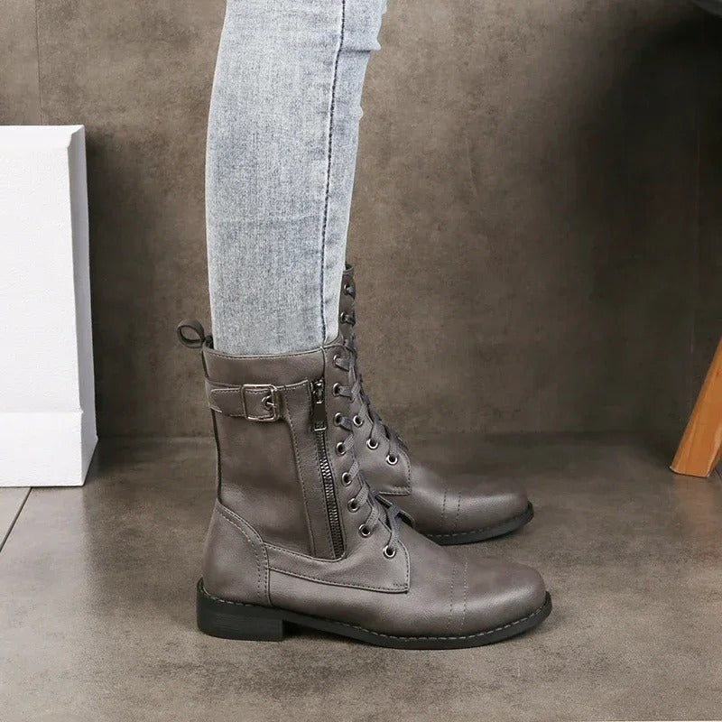 Women's Orthopedic Ankle Boots with Zip
