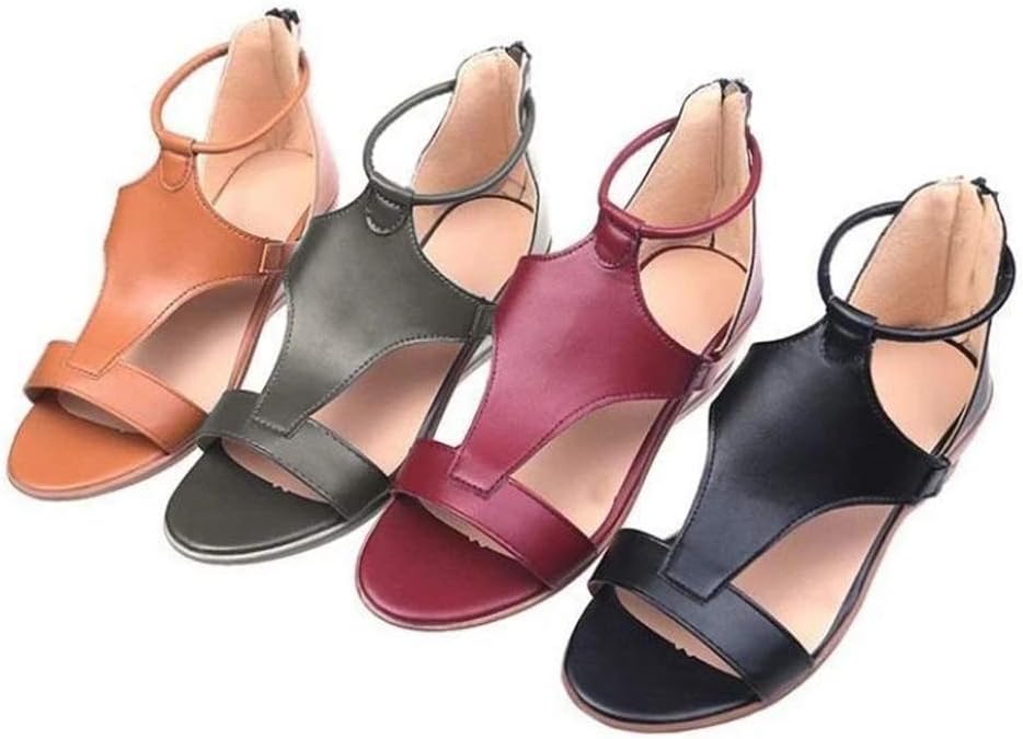 Women's Orthopedic Heeled Sandals with Strap