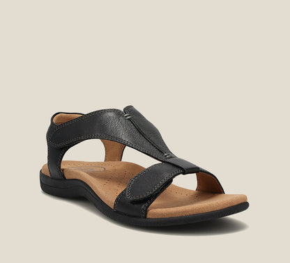 Women's Orthopedic Leather Sandals with Anatomical Insole