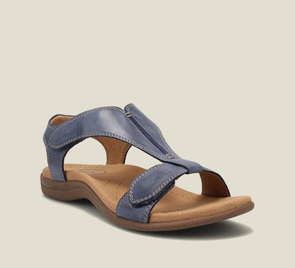 Women's Orthopedic Leather Sandals with Anatomical Insole