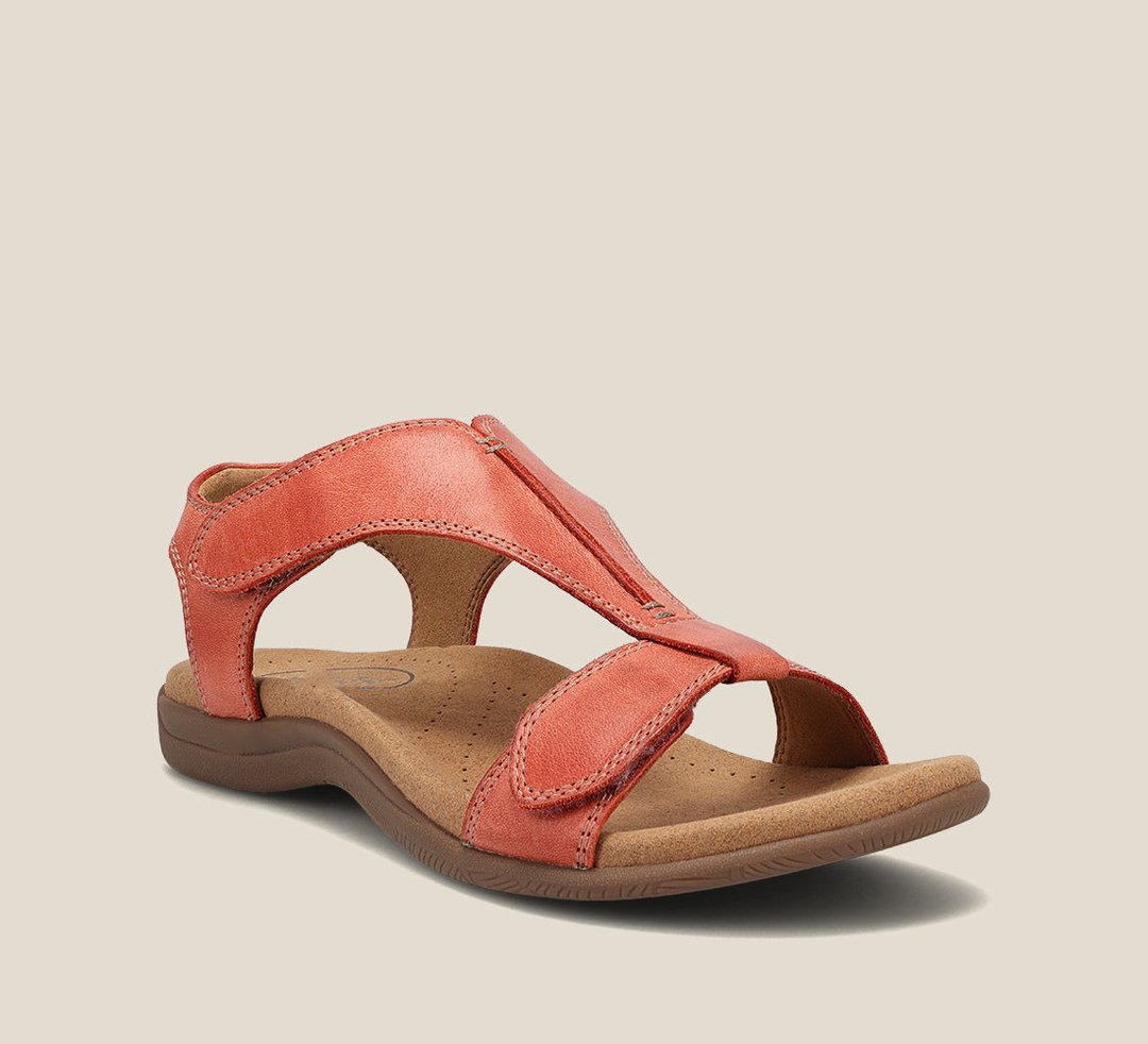 Women's Orthopedic Leather Sandals with Anatomical Insole
