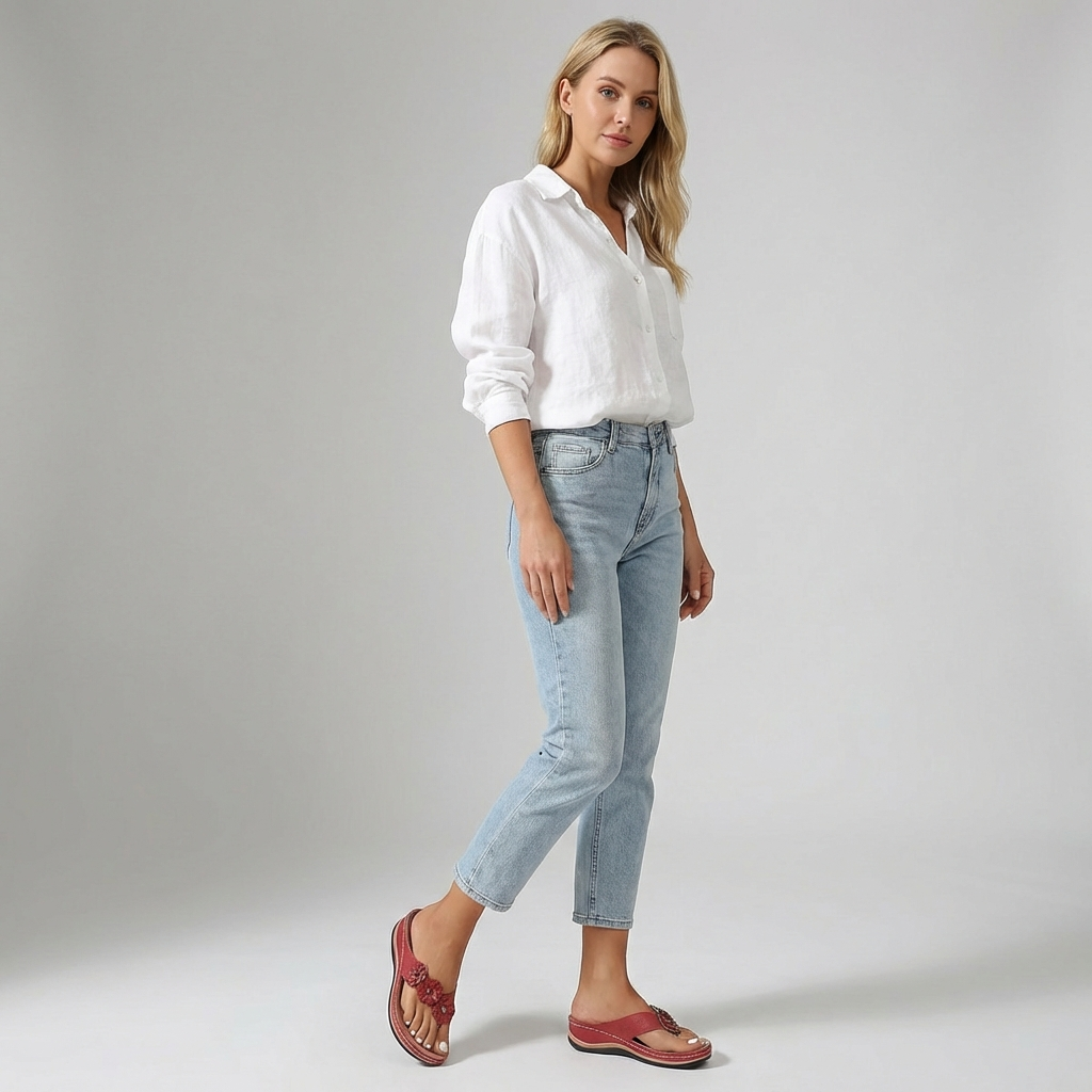 Women's Orthopedic Sandals with Adjustment and Support