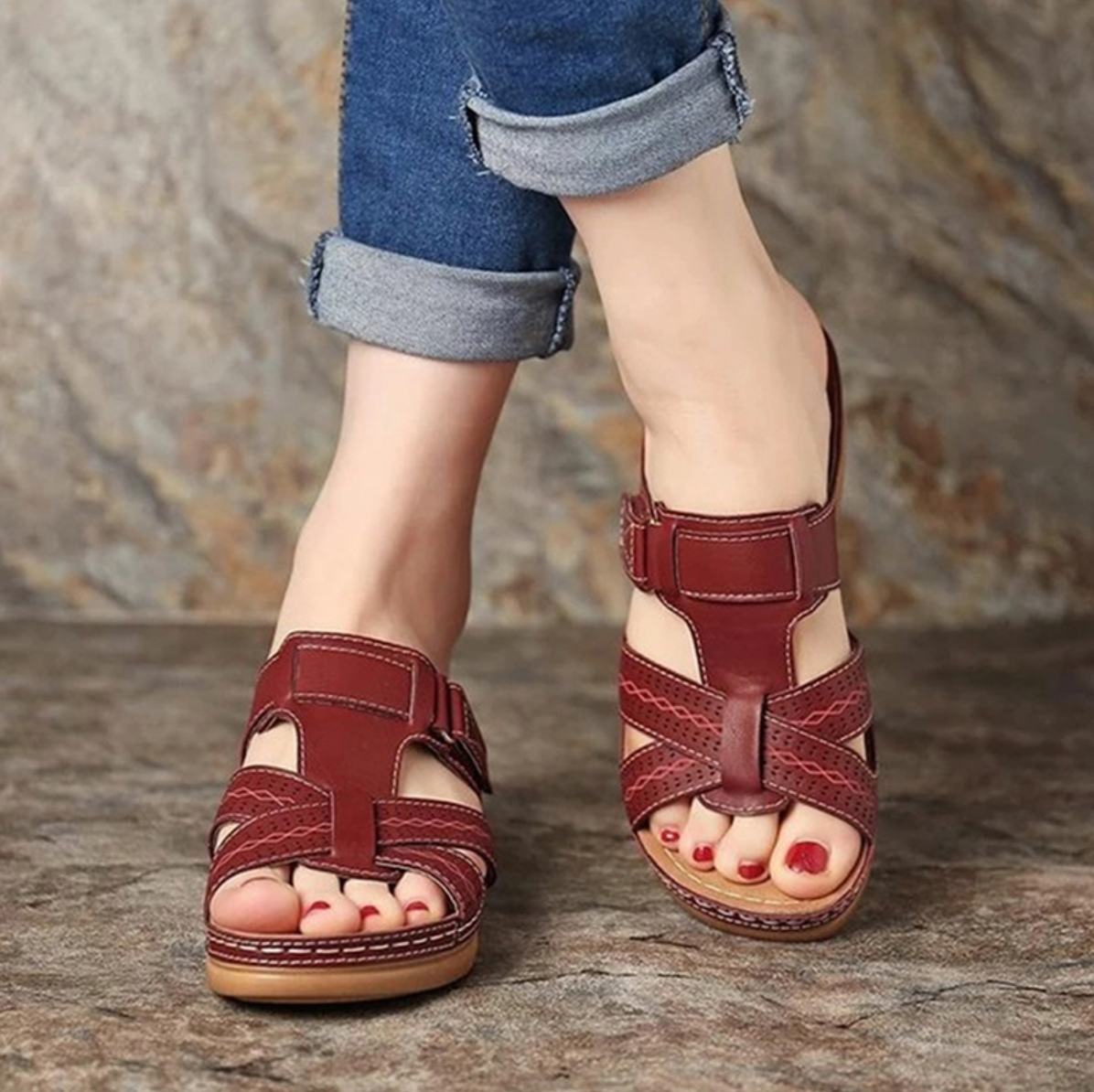 Women's Orthopedic Sandals with Anatomical Support
