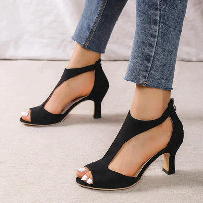 Women's Orthopedic Sandals with Raised Heel