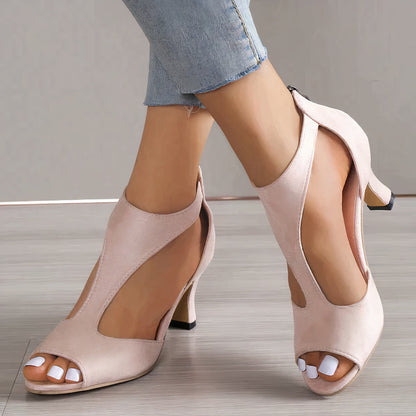 Women's Orthopedic Sandals with Raised Heel