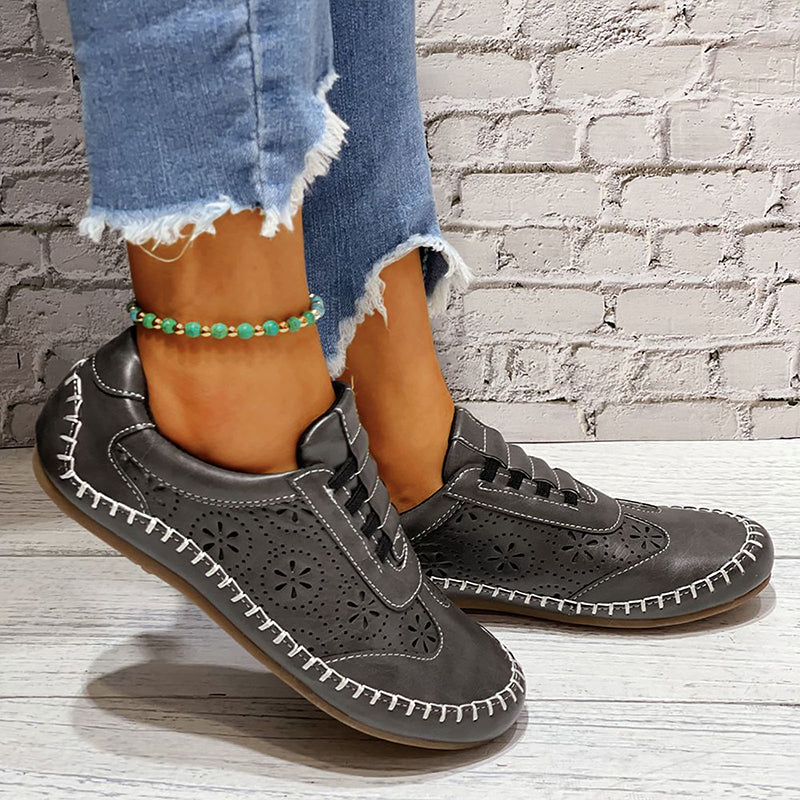 Women's Orthopedic Shoes with an Openwork Pattern
