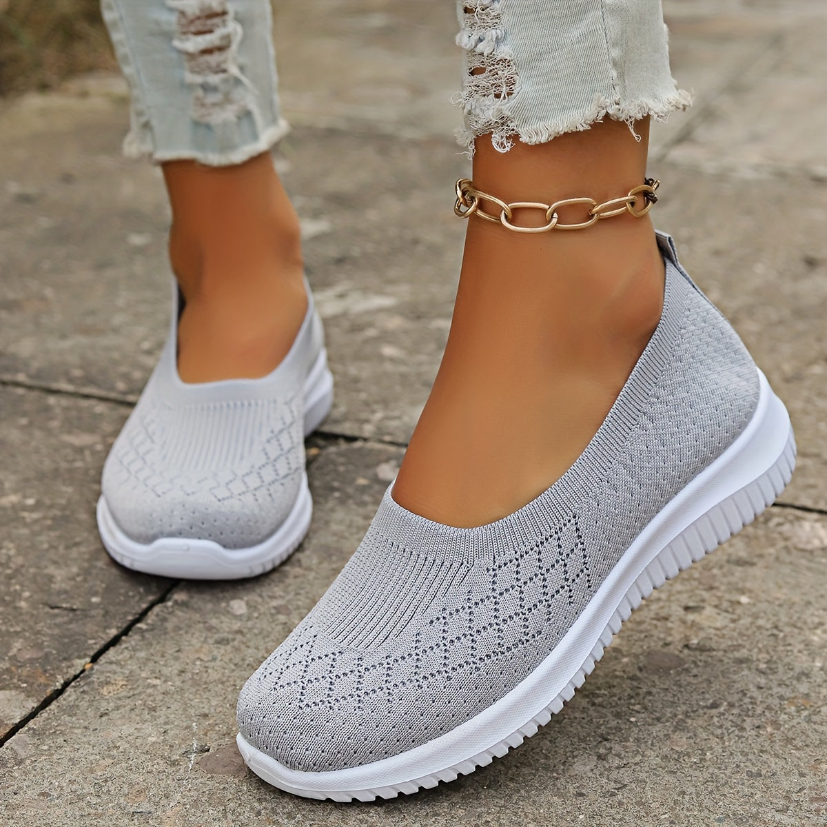 Women's Orthopedic Slip-On Shoes, Lightweight and Breathable