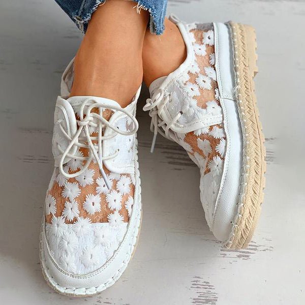 Women's Orthopedic Sneakers with Embroidery