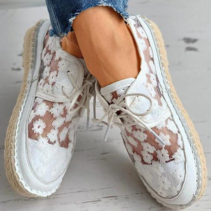 Women's Orthopedic Sneakers with Embroidery