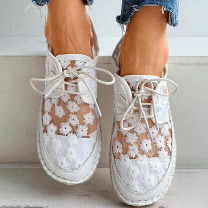 Women's Orthopedic Sneakers with Embroidery