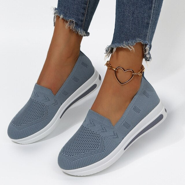 Women's Orthopedic Sneakers with Wide Toe