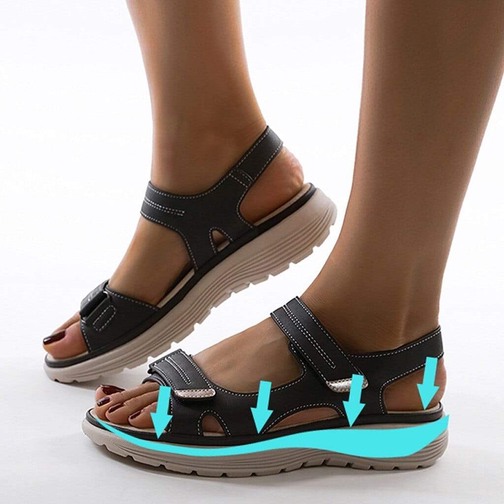 Women's Sandals with Adjustable Straps and Open Toe
