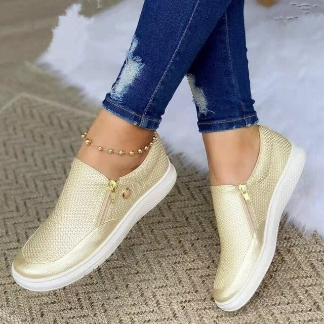 Women's Slip-On Shoes, Breathable and Comfortable