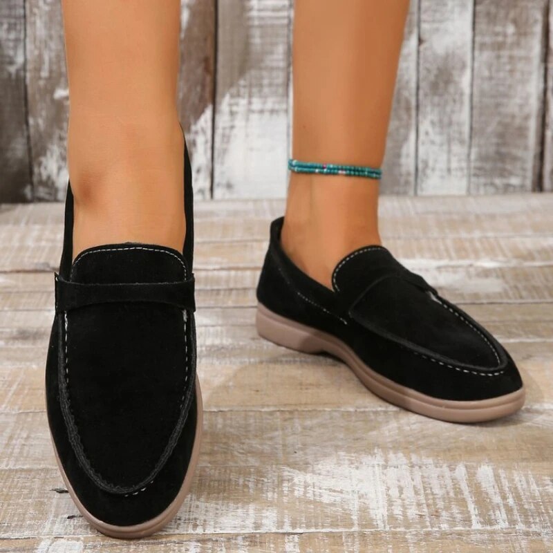 Women's Suede Loafers with a Timeless Look