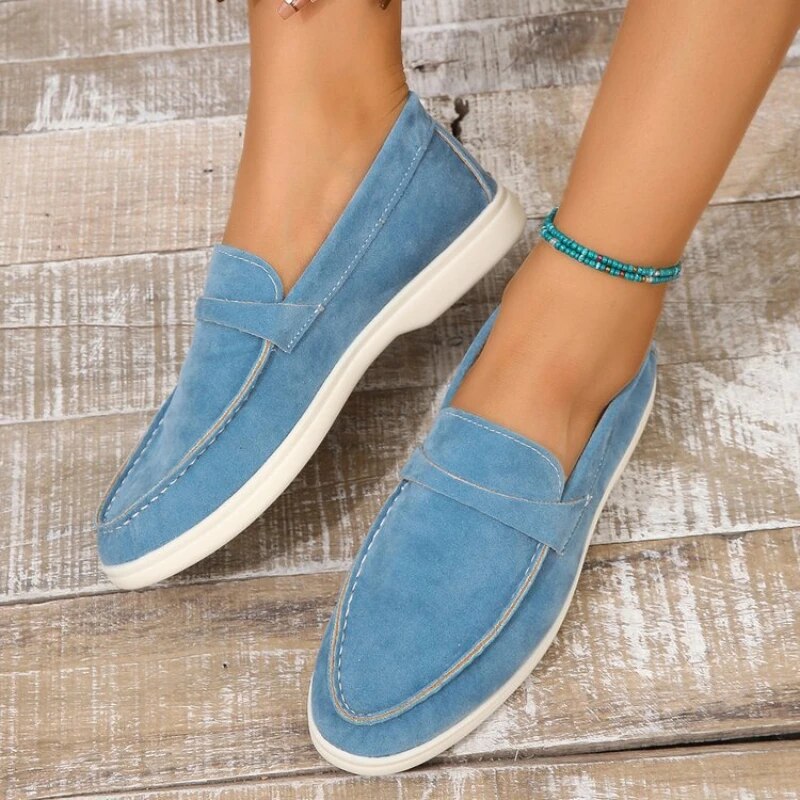 Women's Suede Loafers with a Timeless Look