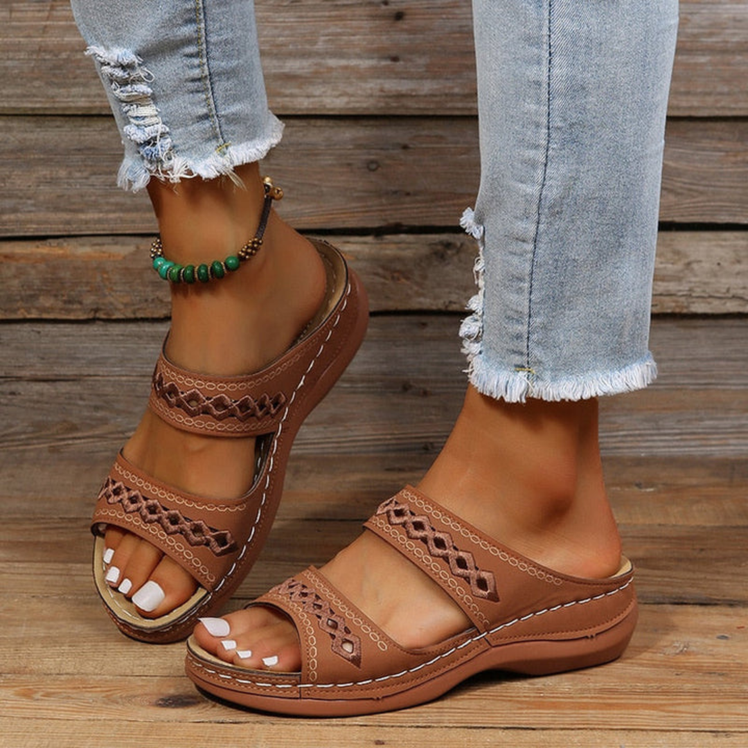 Women's Summer Sandals with Double Strap