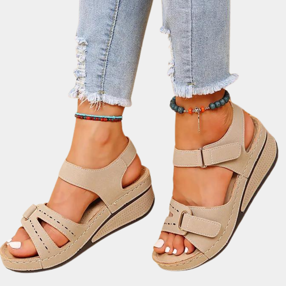 Women's Summer Sandals with Straps and Open Toe