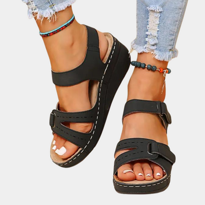 Women's Summer Sandals with Straps and Open Toe