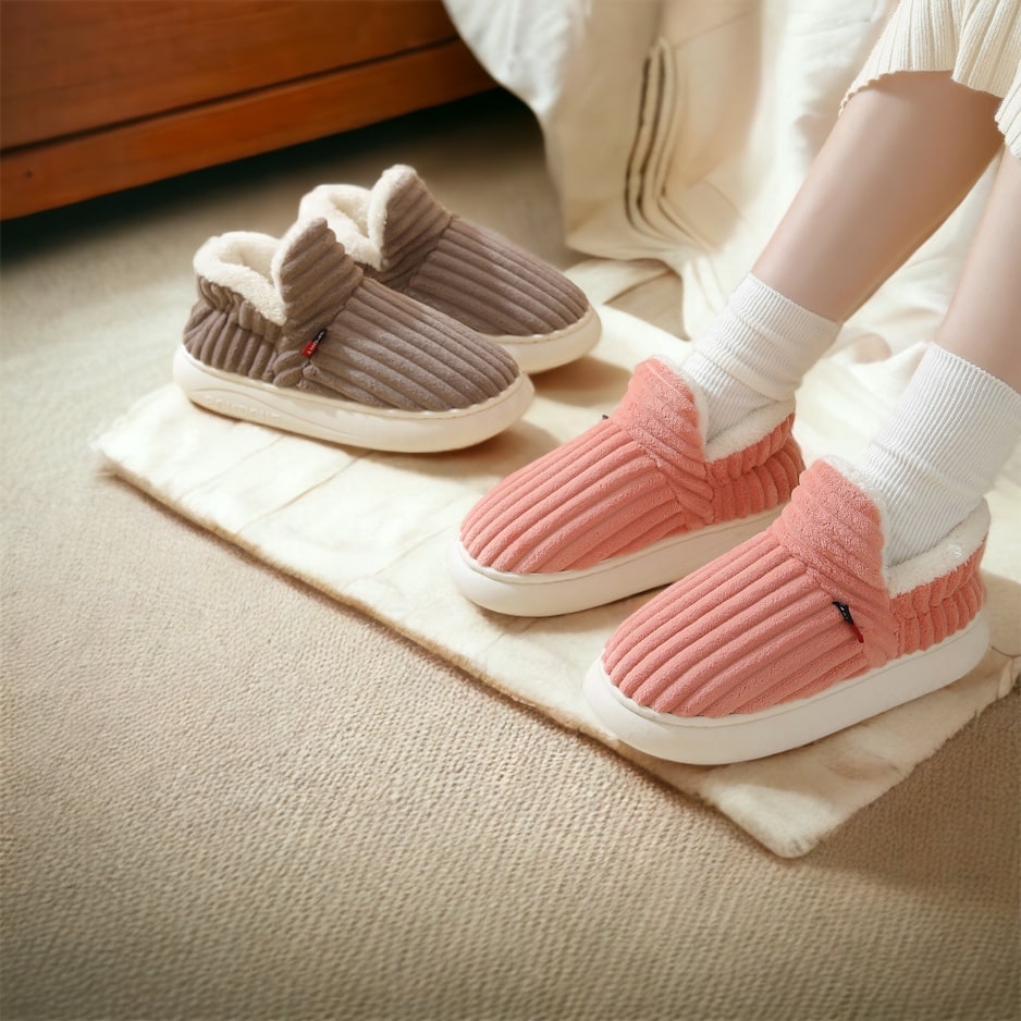 Women's Warm Slippers with Fleece Lining